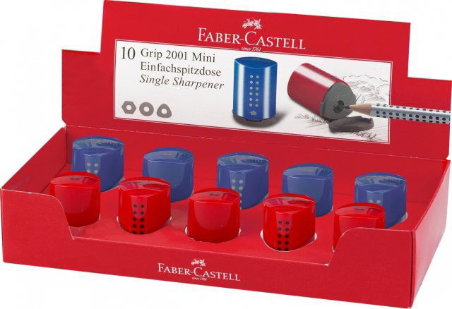 Drožtukas Grip mėlynos/raudonos spalvų mini Faber Castell - 2