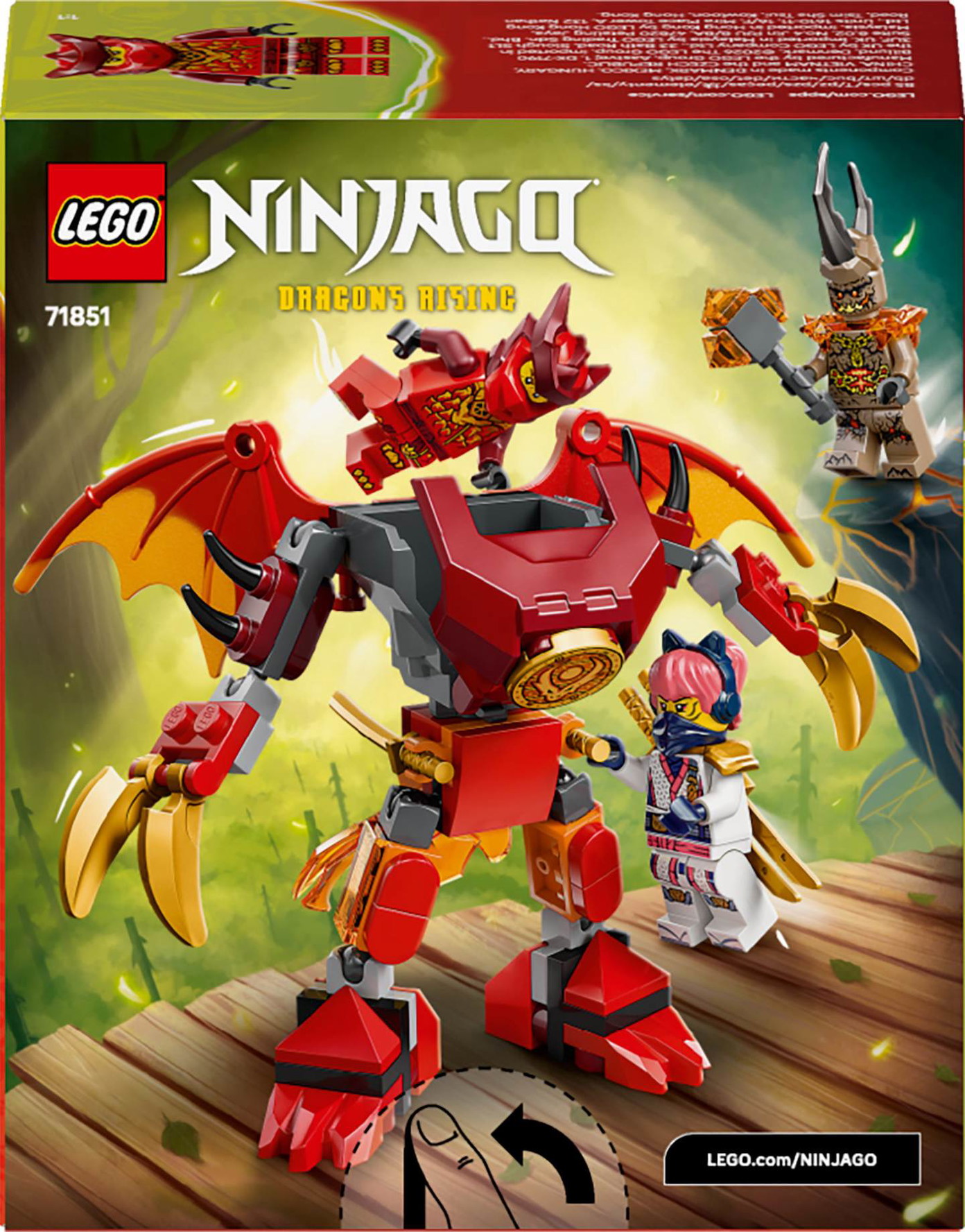 Konstruktorius LEGO Ninjago Kai's Dragon Mech Battle Pack - 2