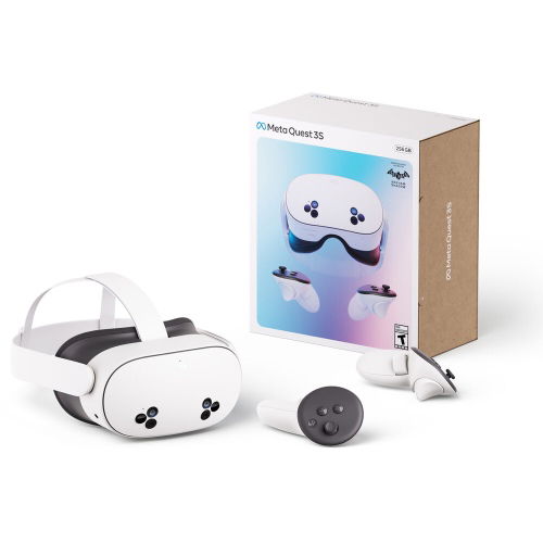 Virtualios realybės sistema Meta Quest 3S, 256GB, US, balta - 2