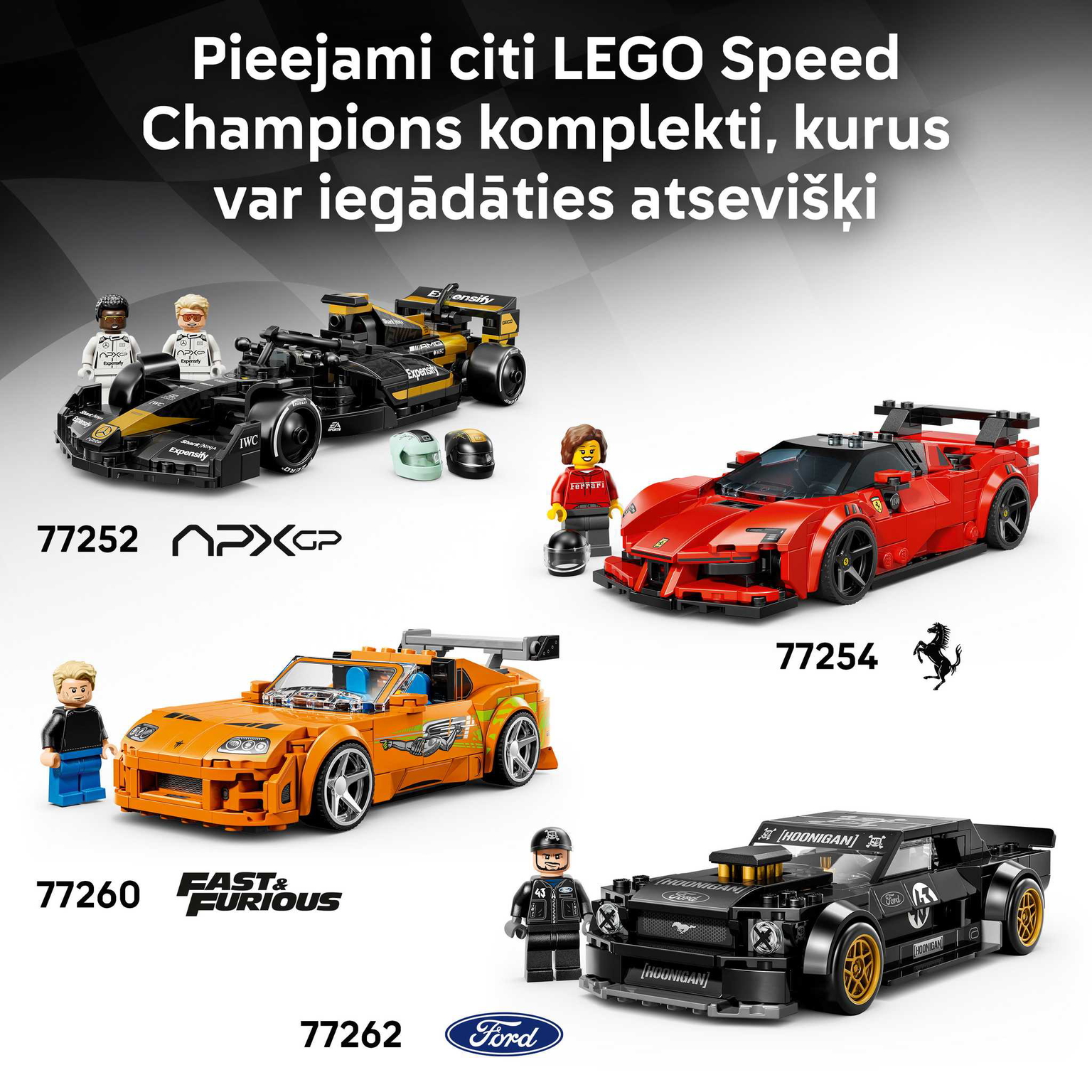 Konstruktorius LEGO Ferrari 499P 77261 - 3