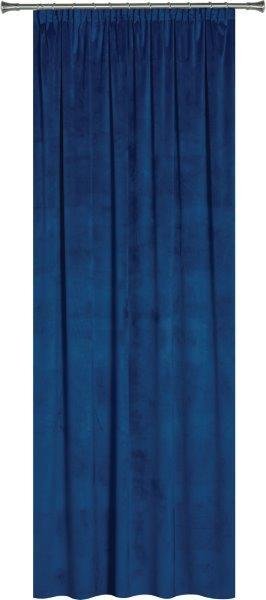 Naktinė užuolaida VELUTTO, t. mėlynos sp., 140 x 260 cm, 100 % PES