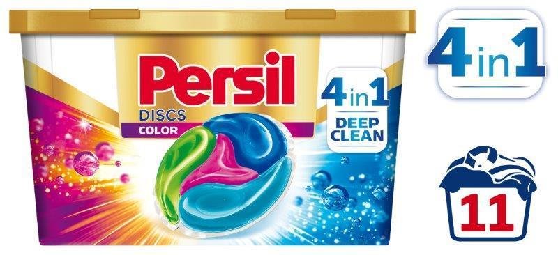 Skalbimo kapsulės PERSIL Discs Color, 11 skalbimų