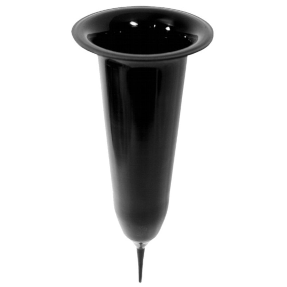 Plastikinė vaza, įsmeigiama, grafito sp., 15 x 41 cm