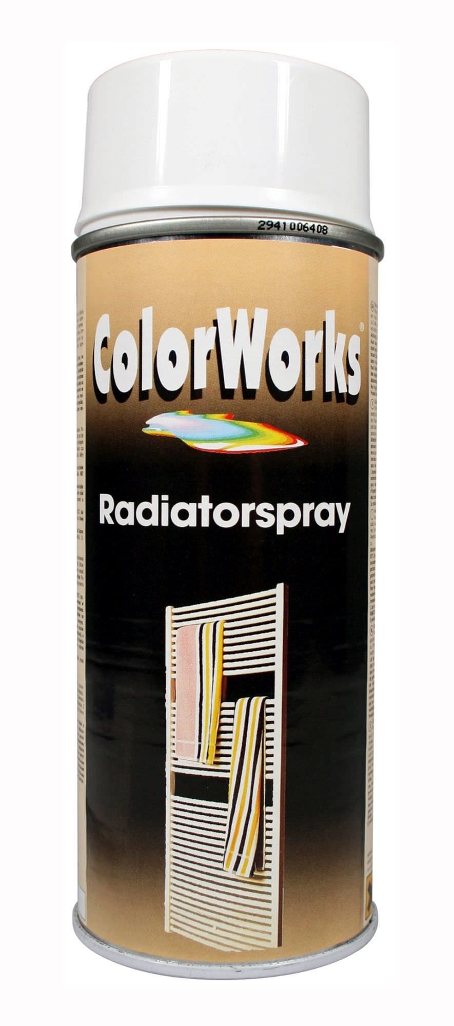 Purškiami dažai radiatoriams COLOR-WORKS, baltos sp., 400 ml
