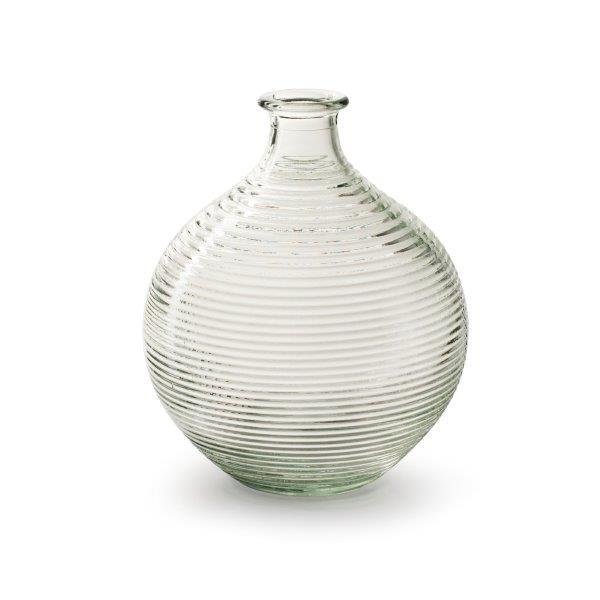 Stiklinė vaza ELLEN, butelio formos, 16,5x20 cm