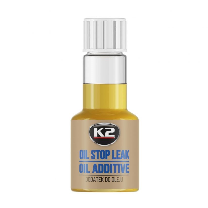 Naftos išsiliejimo prevencijos priedas K2 STOP LEAK OIL, 50ml - 3