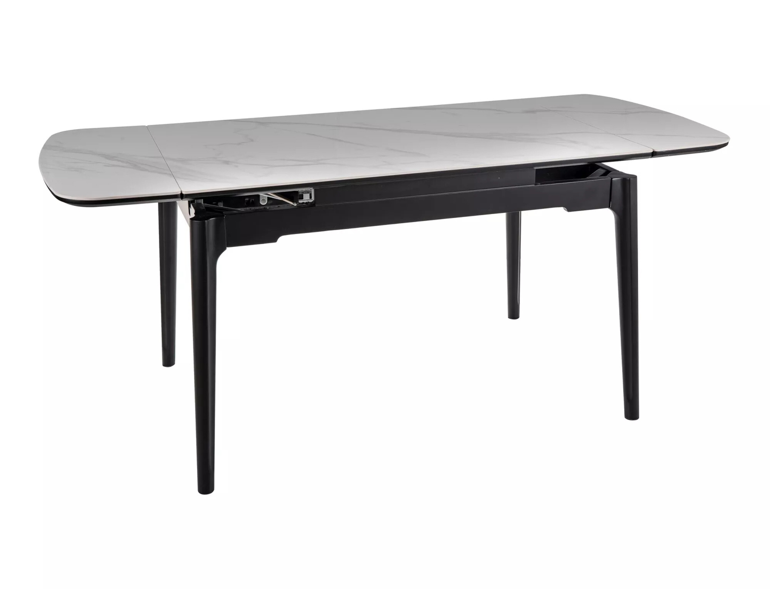 Valgomojo stalas Sento, 120-180 x 80 cm, balta-0