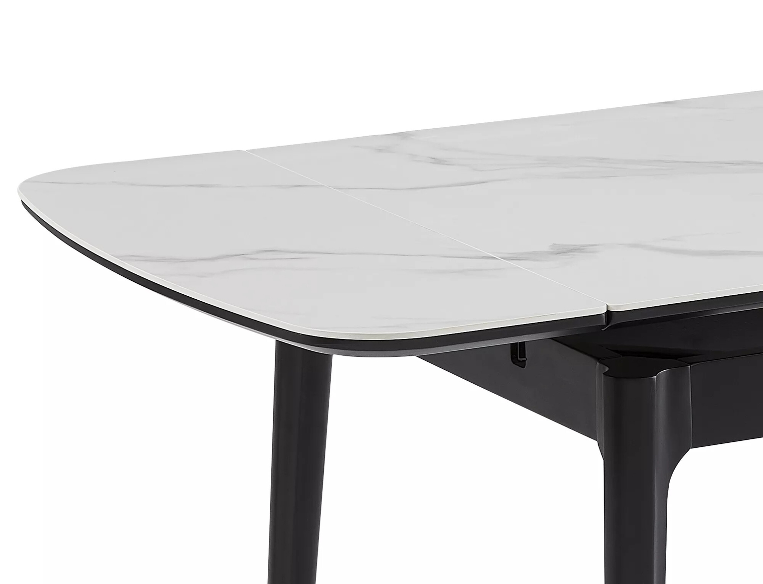 Valgomojo stalas Sento, 120-180 x 80 cm, balta - 8