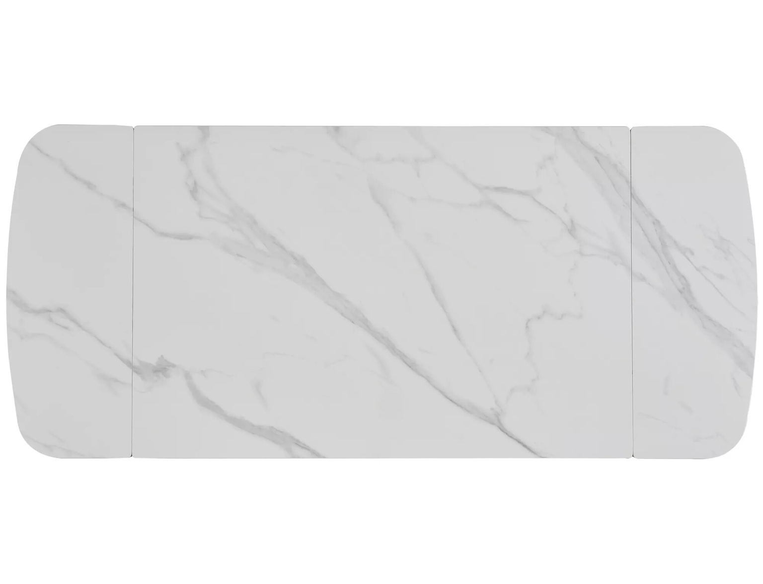 Valgomojo stalas Sento, 120-180 x 80 cm, balta - 7
