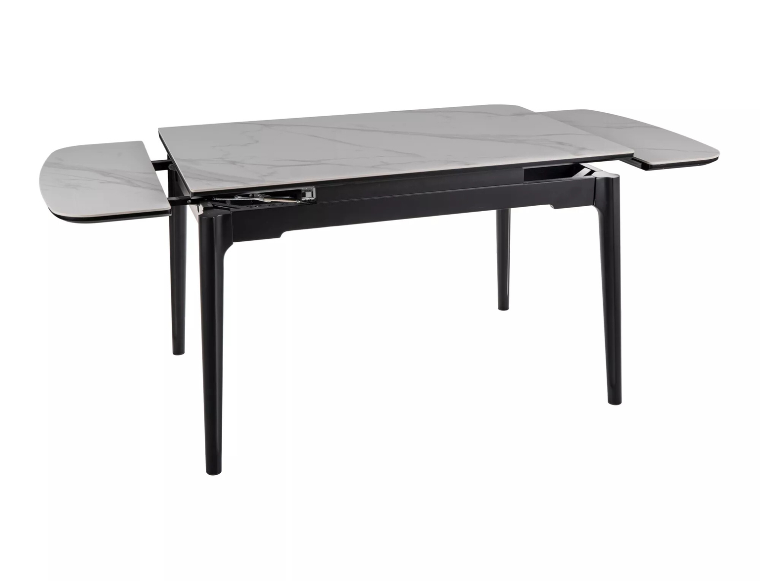 Valgomojo stalas Sento, 120-180 x 80 cm, balta-1