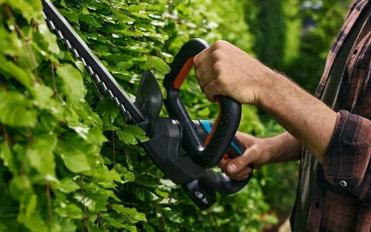 Akumuliatorinės gyvatvorių žirklės GARDENA EasyCut 45/18V P4A, 18 V, 2,0 Ah, 45 cm - 4