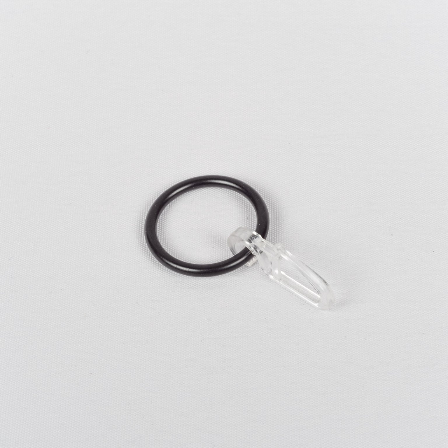 Karnizo žiedai su kabliukais CLASSIC,  juodos sp, Ø19 mm, 10 vnt