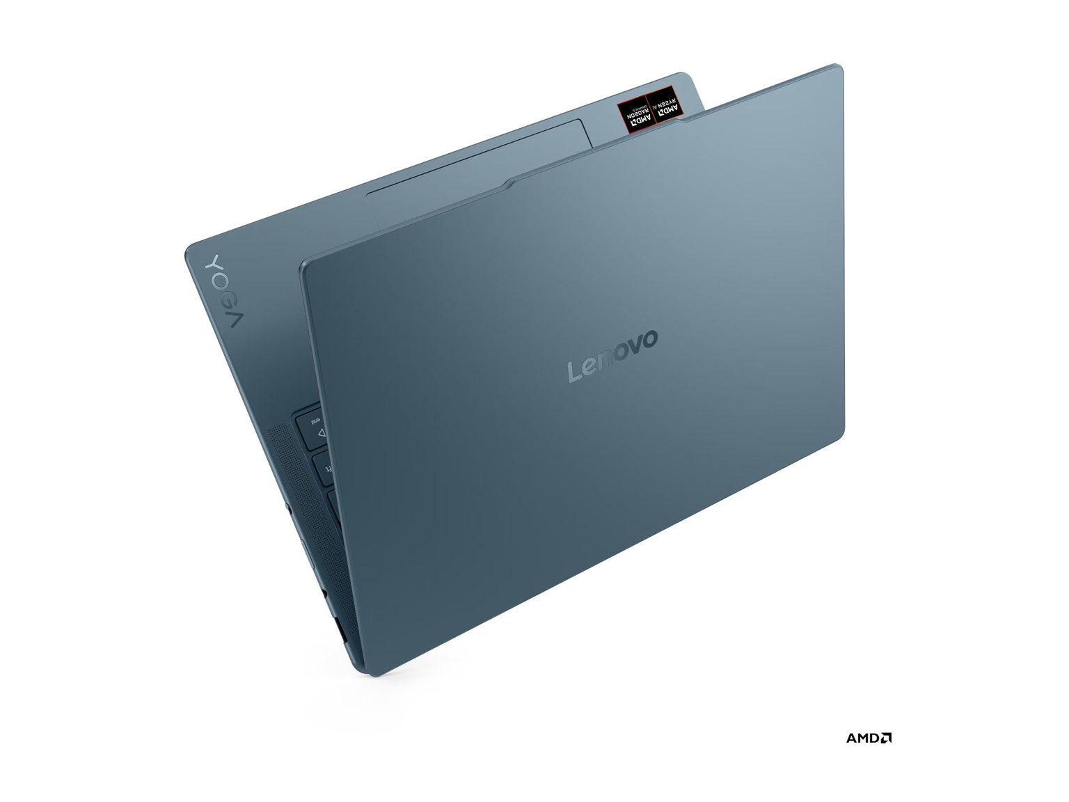 Nešiojamas kompiuteris Lenovo Yoga Slim 7 14AKP10, 16GB RAM, AMD Ryzen AI 5 330, AMD Radeon 820M, 512GB SSD, 14" OLED 1920x1200, žalsvai mėlyna - 6
