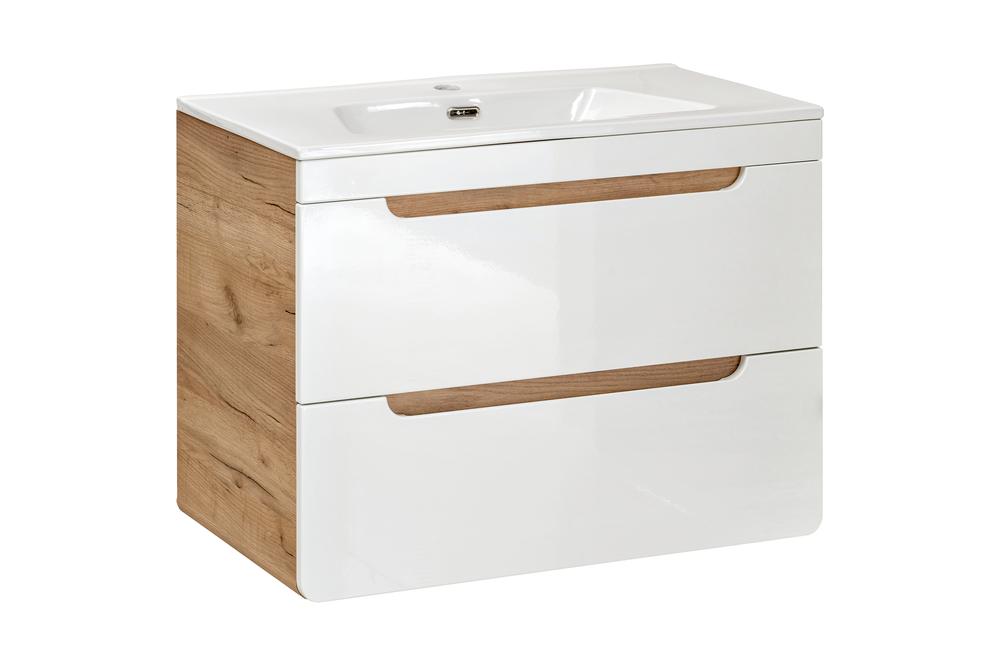 Vonios spintelė COMAD ARUBA WHITE 821- 80CM  FSC, balta-2