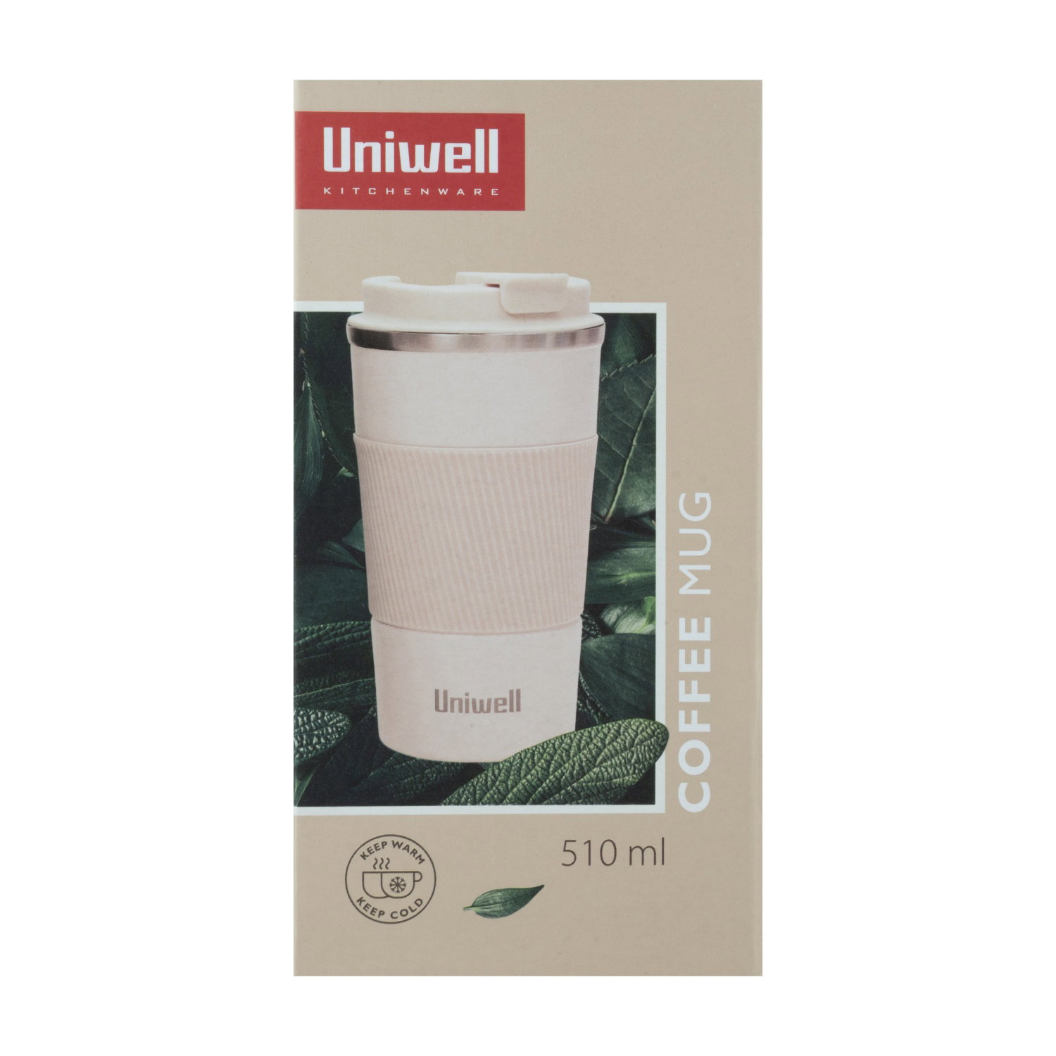 Kelioninis puodelis - termosas UNIWELL, 510 ml, įvairių spalvų - 3
