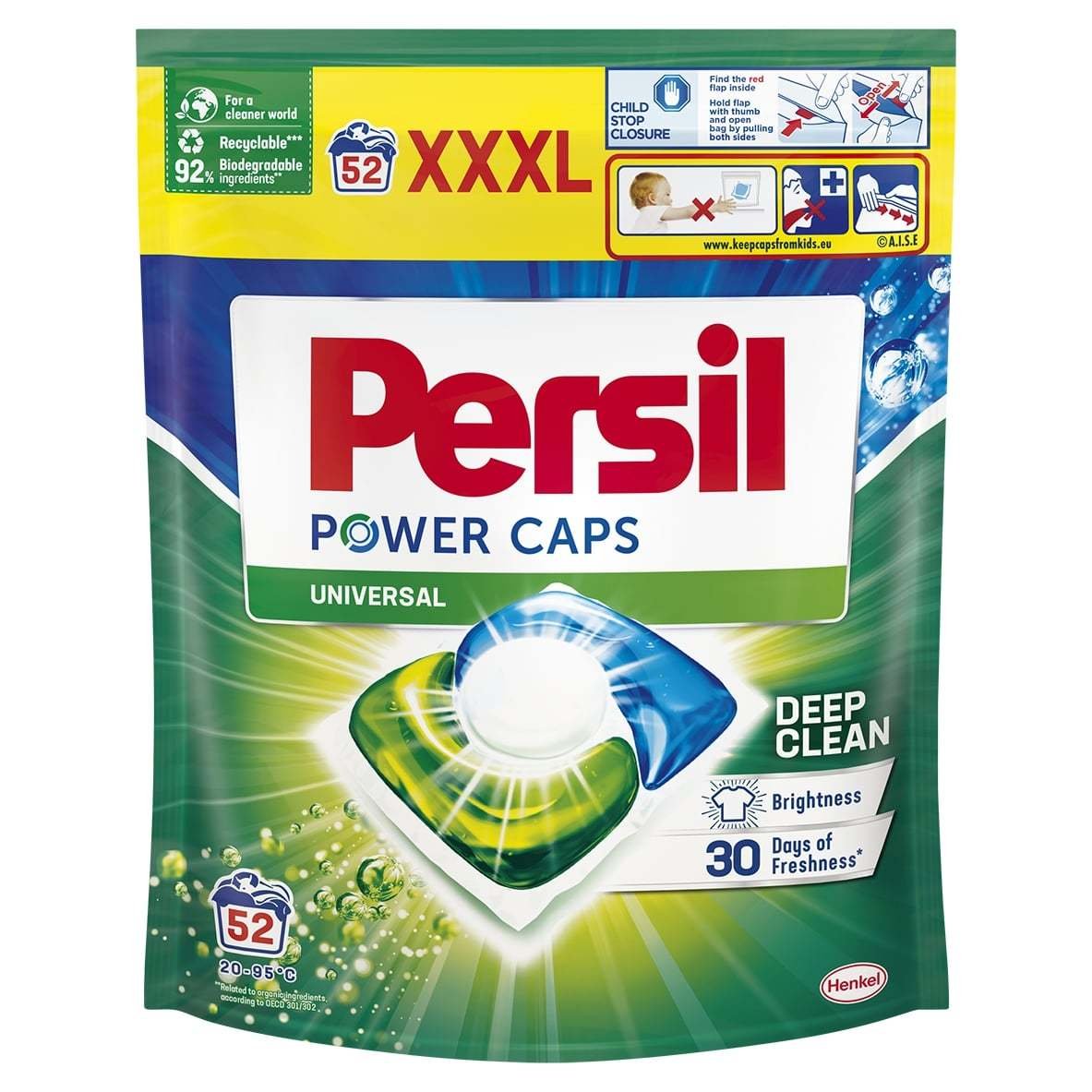 Skalbimo kapsulės PERSIL POWER Regular Doy, 52 skalbimai