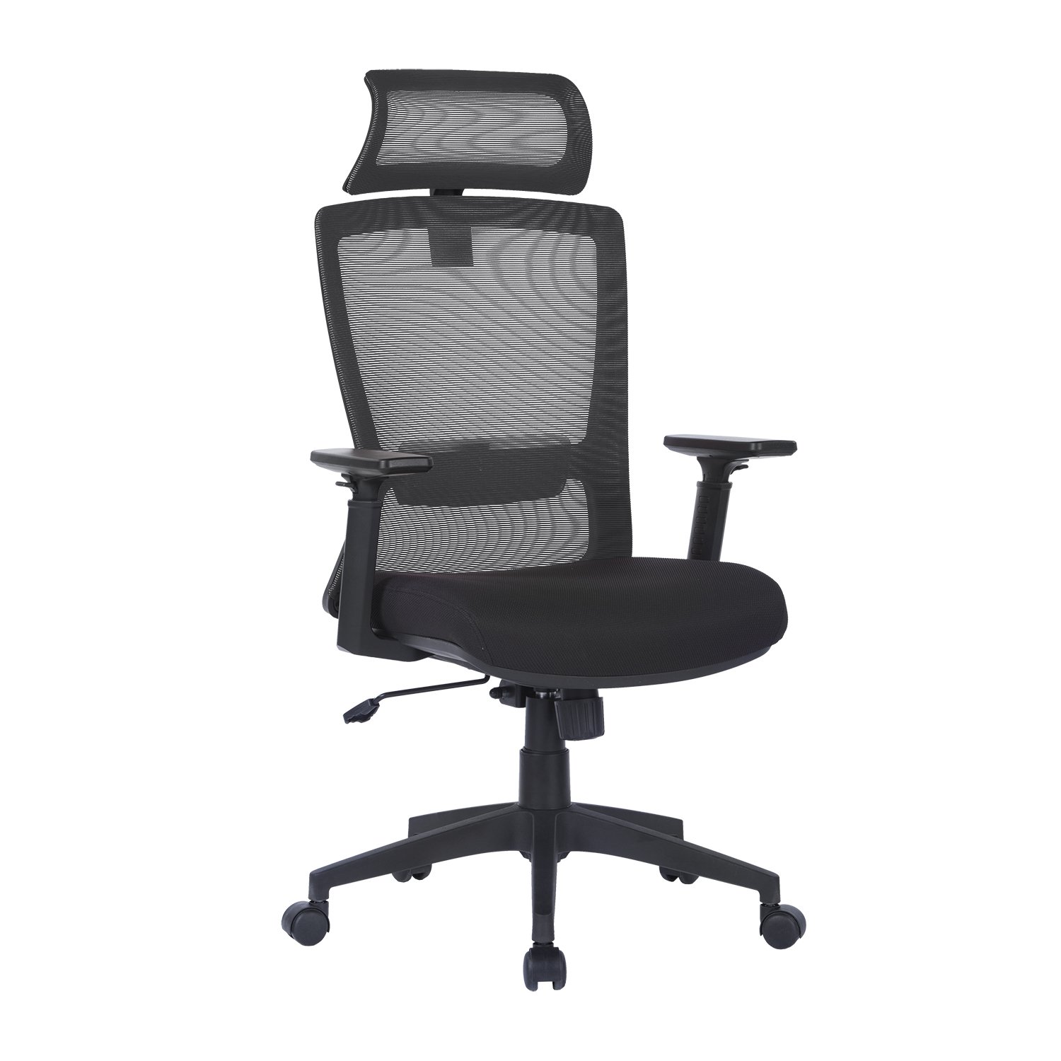 Biuro kėdė FORTE 63,5x61,5xH113-120,5cm, juoda