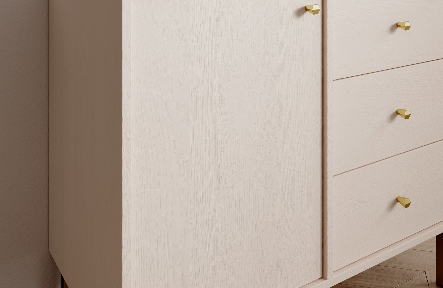 Komoda Tili 1D 3S, smėlio - 5