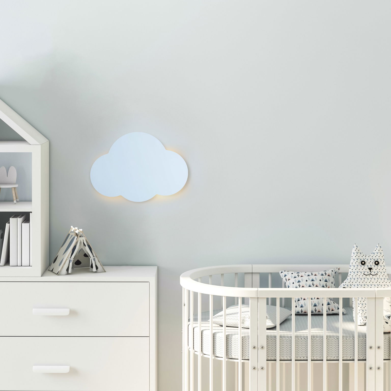 Sieninis šviestuvas CLOUD BLUE, 2xG9 LED max 6W-1