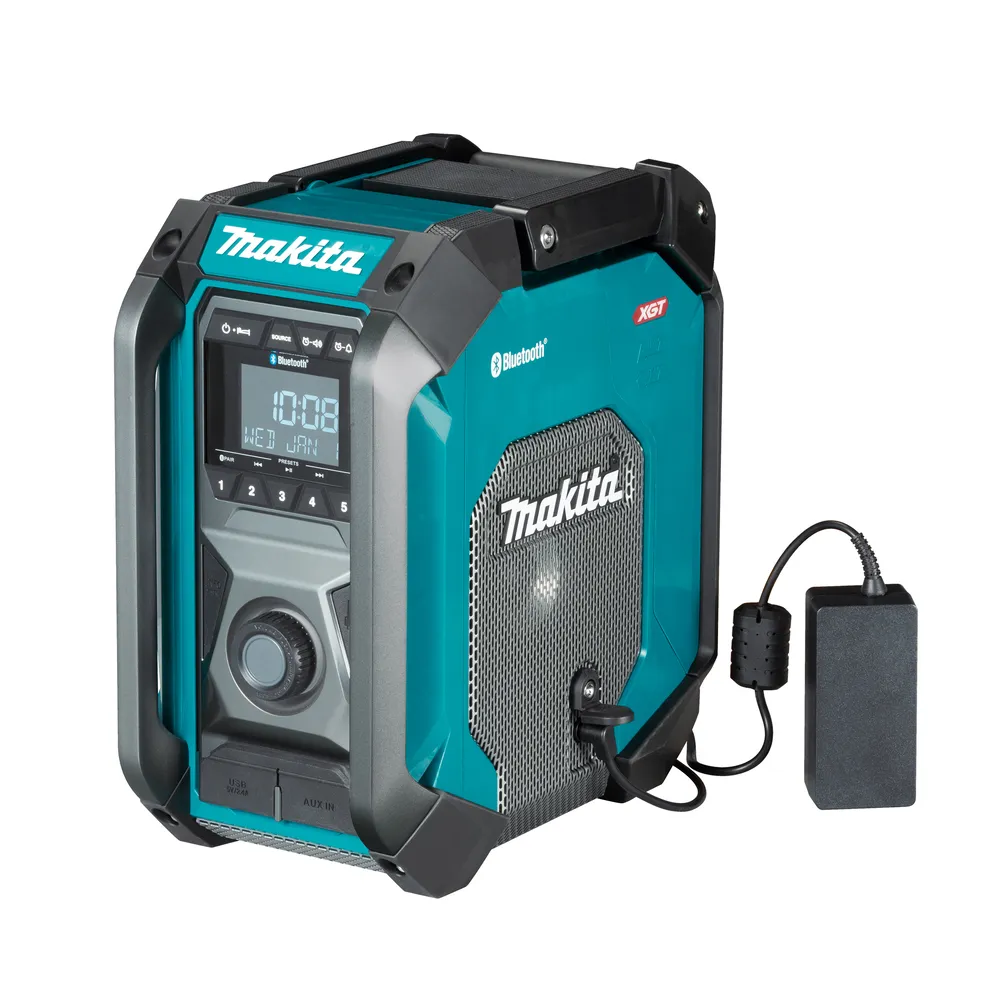 Radijas MAKITA MR006GZ, 12/18/40 V, Bluetooth, USB, Subwoofer, be akumuliatoriaus-0