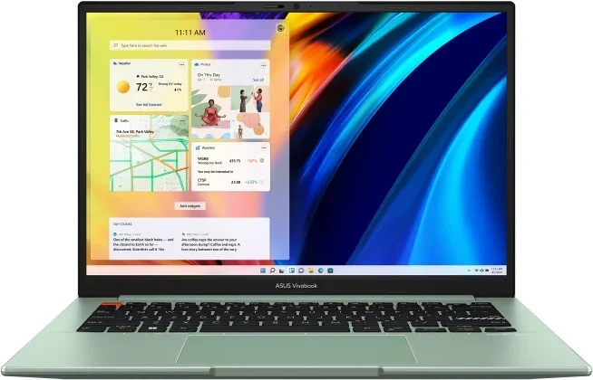Nešiojamas kompiuteris Asus Vivobook S 14 M3402QA-KM071W, AMD Ryzen 5 5600H, 8 GB, 512 GB, 14 " - 1