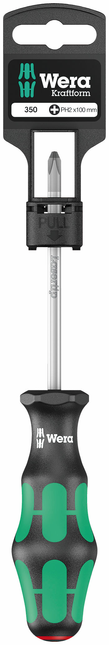 Atsuktuvas Wera 350, izoliuotas,, kryžminis 27 cm-0