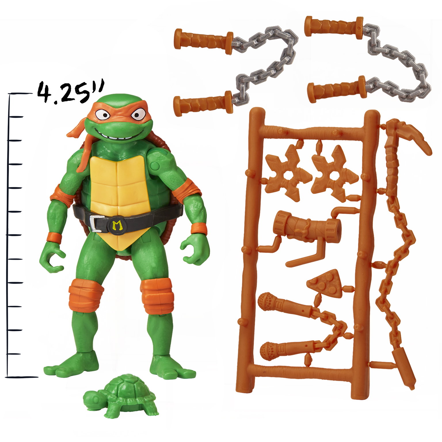 TMNT figūrėlė Michelangelo, 83283 - 6