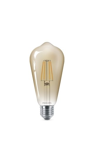 Dekoratyvinė LED lemputė PHILIPS VINTAGE GOLD, E27, ST64, 2500 K, 4W (=35W), 400 lm, NON-DIM