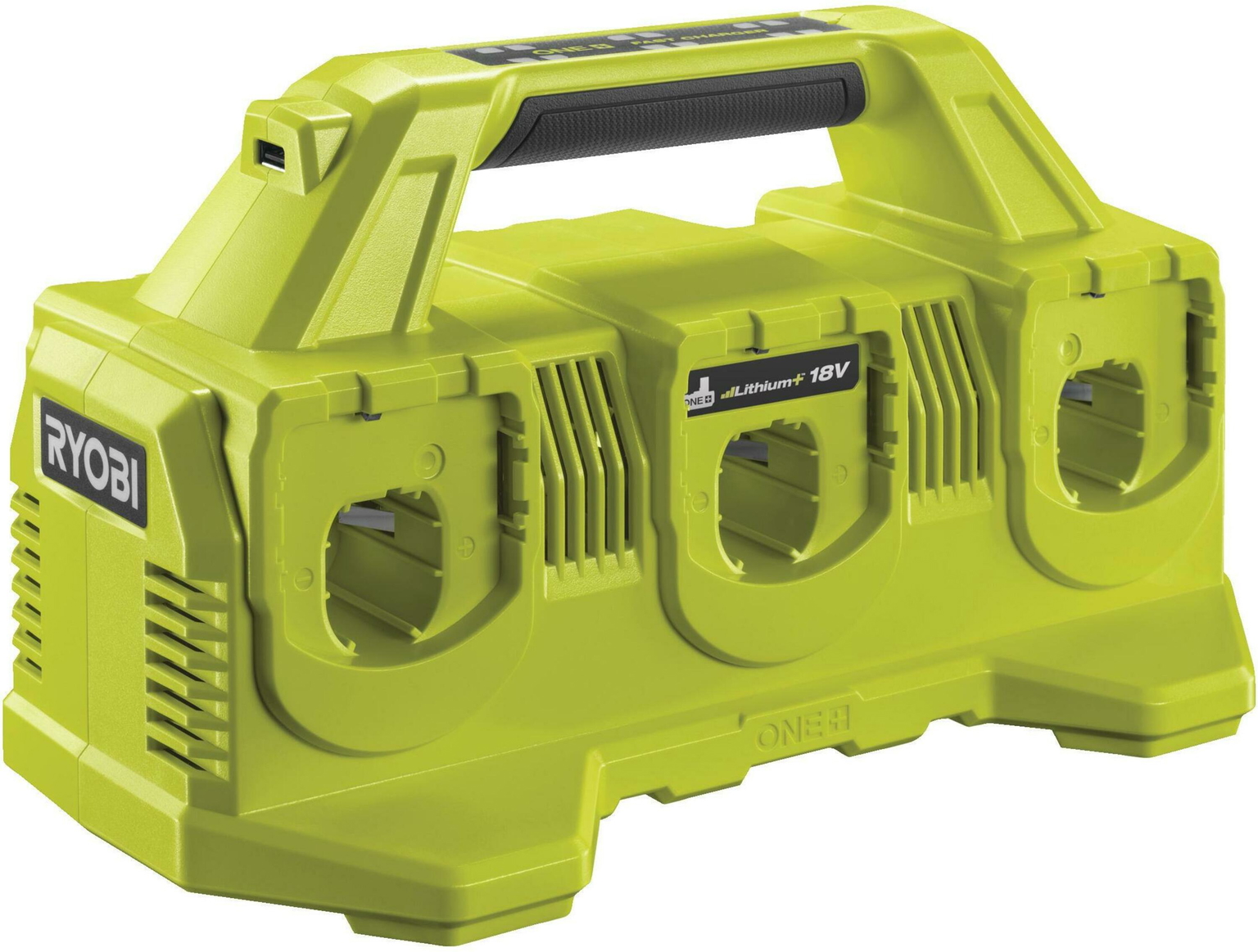 6 jungčių ONE+ įkroviklis RYOBI RC18640, 18 V - 1