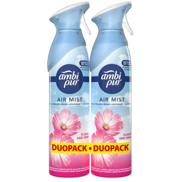Purškiamas oro gaiviklis AMBIPUR Flowers & Spring, 2x185ml