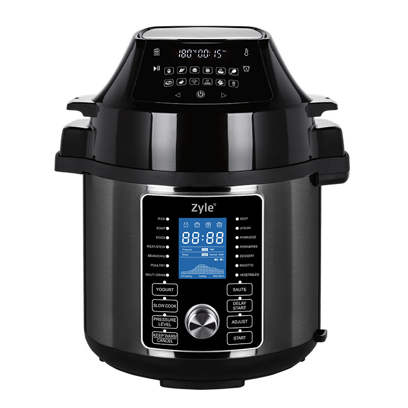 Daugiafunkcis puodas su gruzdintuve Zyle ZY006MC, 6L - 1
