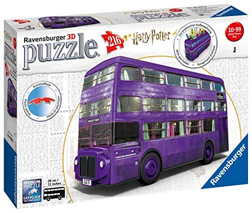 Dėlionė Ravensburger 3D Puzzle: Harry Potter Knight Bus, 216d.