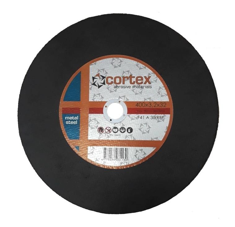 Metalo pjovimo diskas CORTEX, 400 x 3,2 x 32 mm, plienui