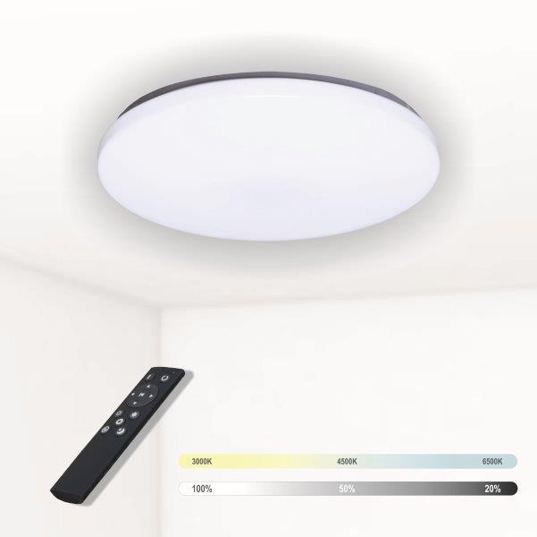 Išmanusis plafoninis LED šviestuvas TOPE SOPOT, 2 x 48 W - 1