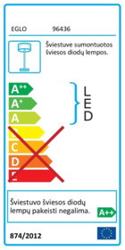 LED toršeras EGLO LAROA, 4,5 W - 3