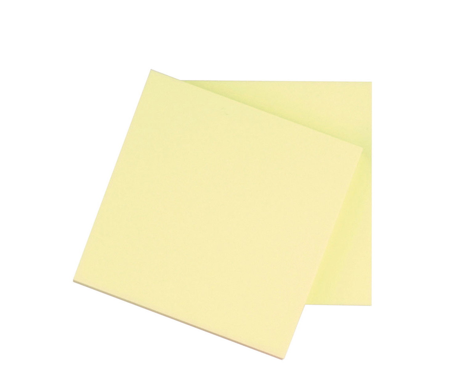 Lipnūs lapeliai gelsvi, 76x76 mm, 100 vnt-1