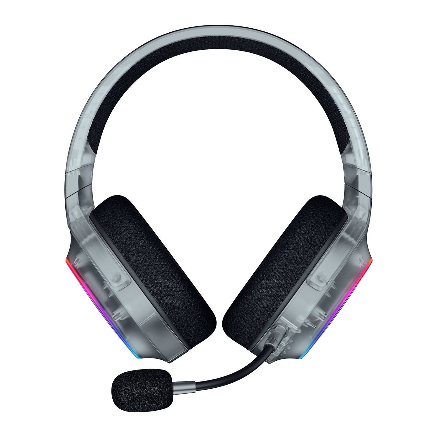 Belaidės ausinės Razer Barracuda X Chroma, skaidri - 3