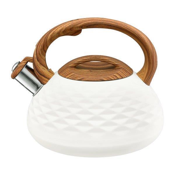 Virdulys su švilpuku AMBITION GOLF, nerūdijantis plienas, tinka ir indukcinei viryklei, 2,3 L-0