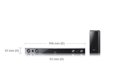 Soundbar sistema Samsung HW-C450/EN, juoda - 4