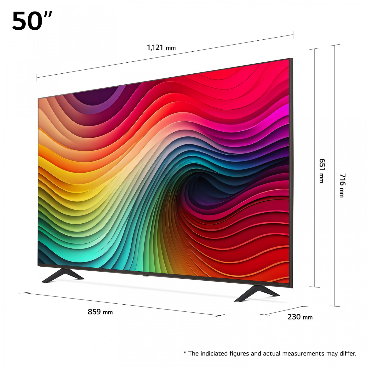 Televizorius LG 50NANO81T3A, 50" - 4