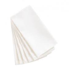 Dėmėms atsparių servetėlių rinkinys RAINBOW, baltos sp., 20 x 20 cm, 100% poliesteris, 6 vnt.