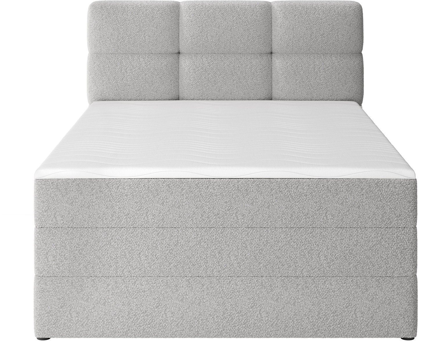 Lova su čiužiniu Kasped 140x200, pilka - 3