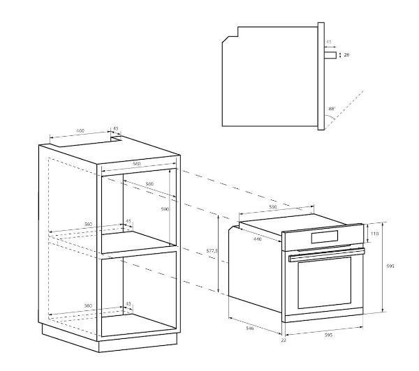 Įmontuojama orkaitė CANDY FIDC N625 L - 7