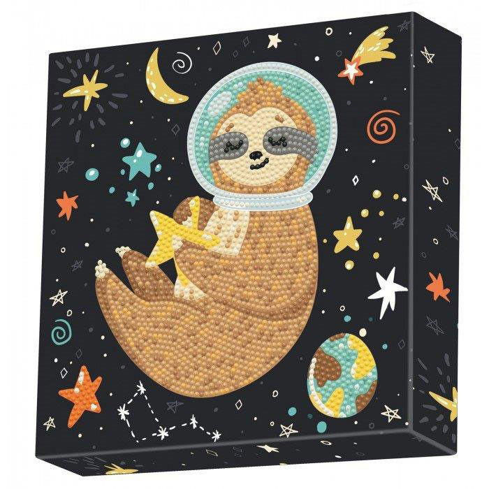 Deimantinė mozaika SLOTH UNIVERSE 28x28 cm
