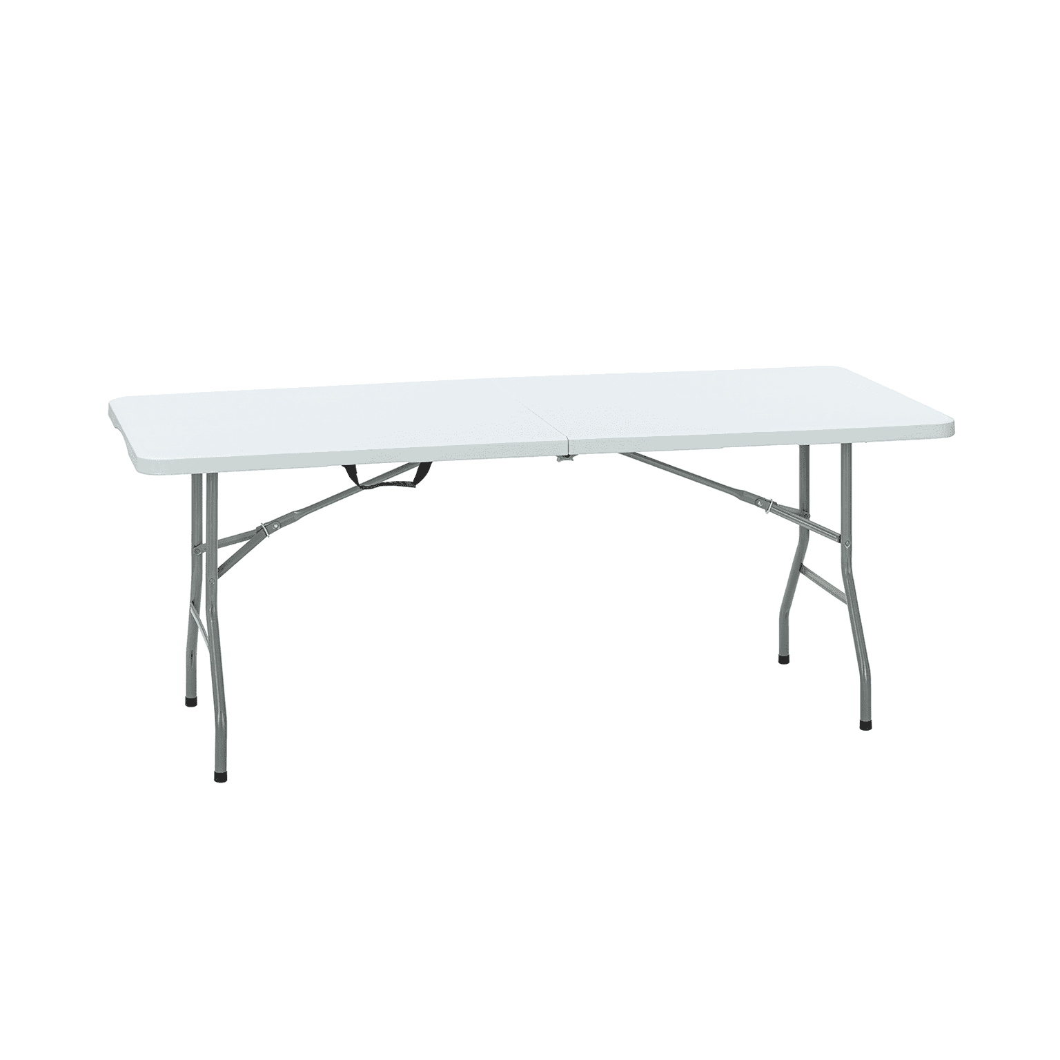 Sulankstomas lauko stalas, 152 x 70 x 74 cm, baltas-0