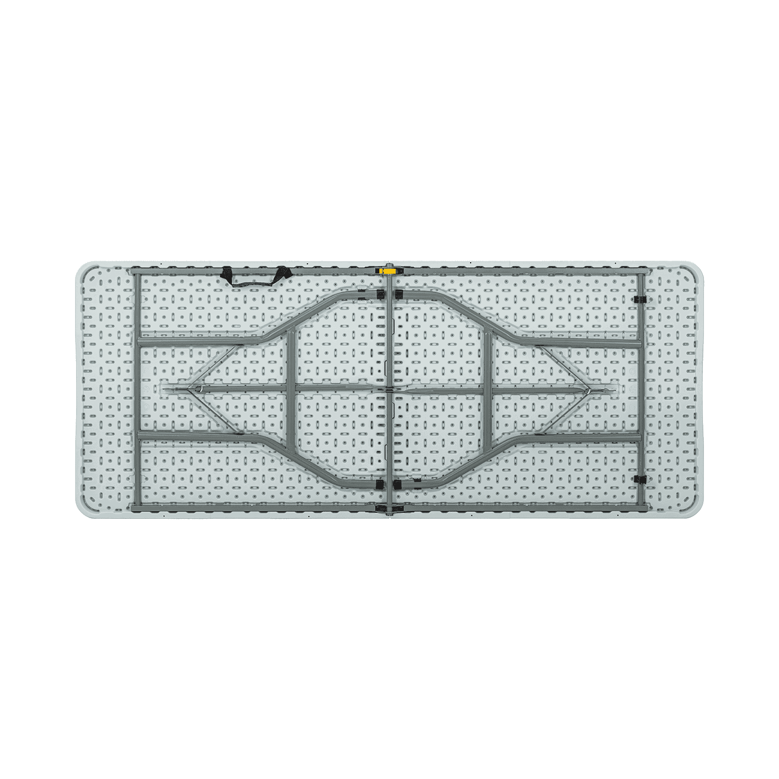 Sulankstomas lauko stalas, 152 x 70 x 74 cm, baltas - 4