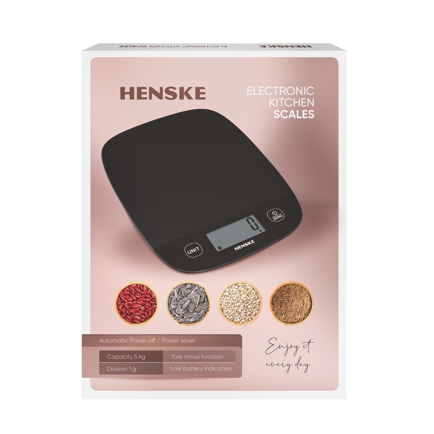 Elektroninės virtuvinės svarstyklės HENSKE - 2