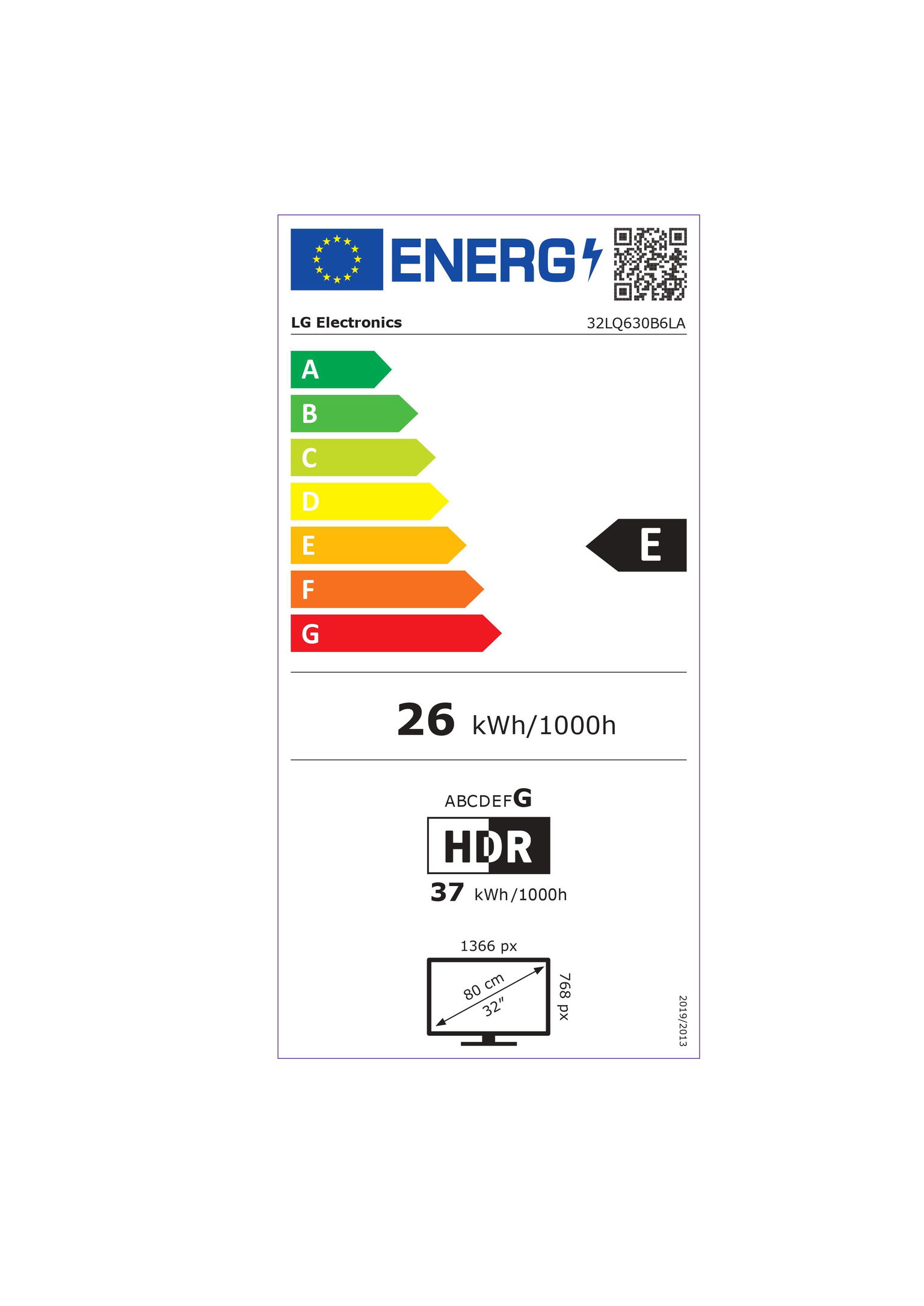 Televizorius LG 32LQ630B6LA, LED, 32 " - 2