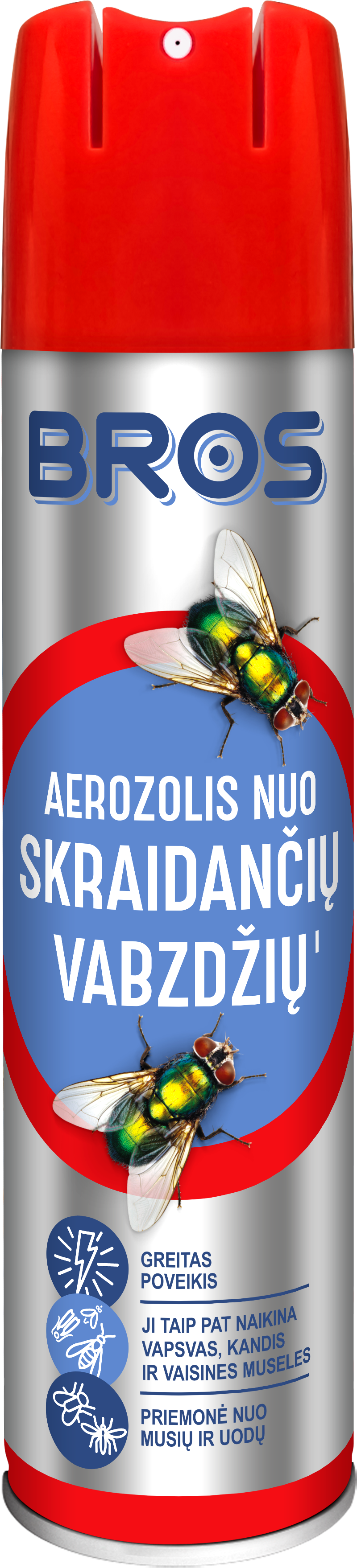 Purškiamoji priemonė nuo vabzdžių BROS, 400 ml-0