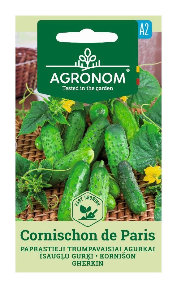 Paprastųjų trumpavaisių agurkų CORNISCHON DE PARIS sėklos, 1 g